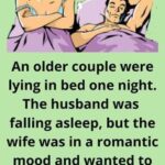 An older couple were lying in bed one night