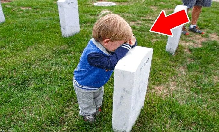 (VIDEO)Boy Cries At His Mom’s Grave Saying “Take Me With You” And Then Something Incredible Happened..