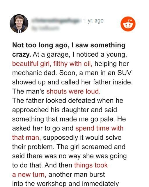 Rich Man Tries to Purchase Poor Mechanic’s Daughter, but Pays Too High a Price for It