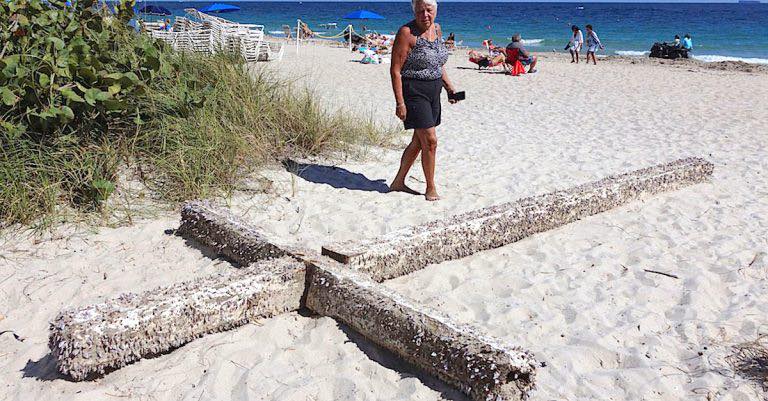 (VIDEO)Giant Cross Washes Up On Florida Beach In What Many Are Calling A ‘Holy Sign’ (VIDEO)