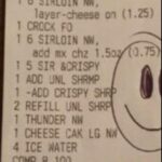 Two Outback workers wish nobody saw what message they wrote on cops’ receipt