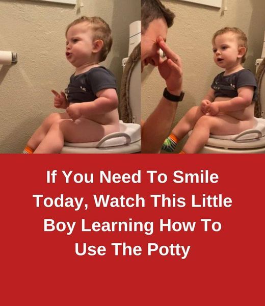 (VIDEO)If You Need To Smile Today, Watch This Little Boy Learning How To Use The Potty