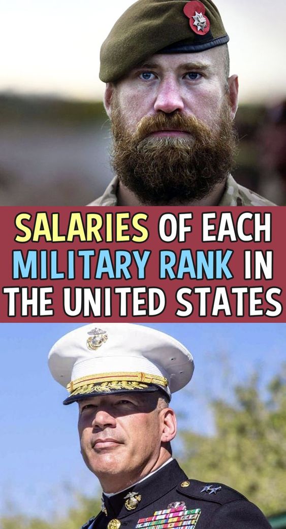 Salaries Of Each Rank In The United States Military