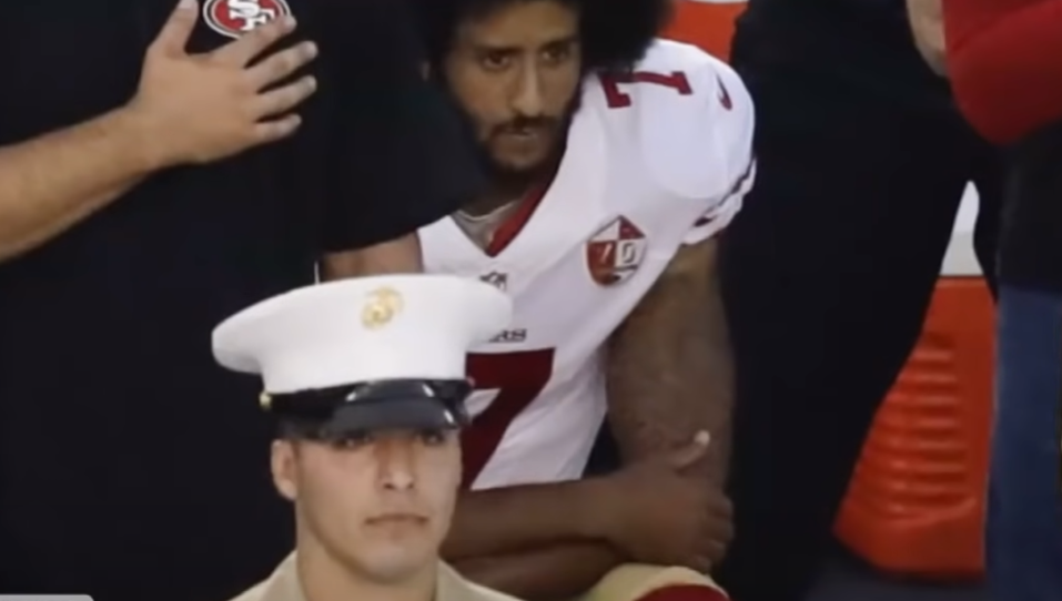 (VIDEO) Colin Kaepernick Displays Major Disrespect During Super Bowl National Anthem!