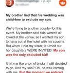 My Brother Lied His Wedding Was Child-Free To Exclude My Son – I Was Stunned By His Reason