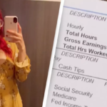 Bartender sparks debate after revealing shocking pay slip for 70 hours of work