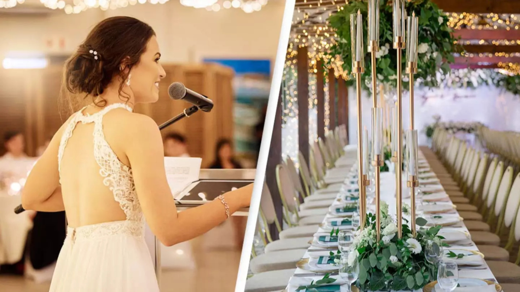 Bride reads out fiancé’s affair texts instead of their vows at wedding