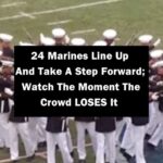 (VIDEO)24 Marines Line Up And Take A Step Forward; Watch The Moment The Crowd LOSES It