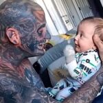 Heavily Tattooed Dad Faces Criticism as People Think He is a Horrible Parent – Then His Wife Reveals the Truth