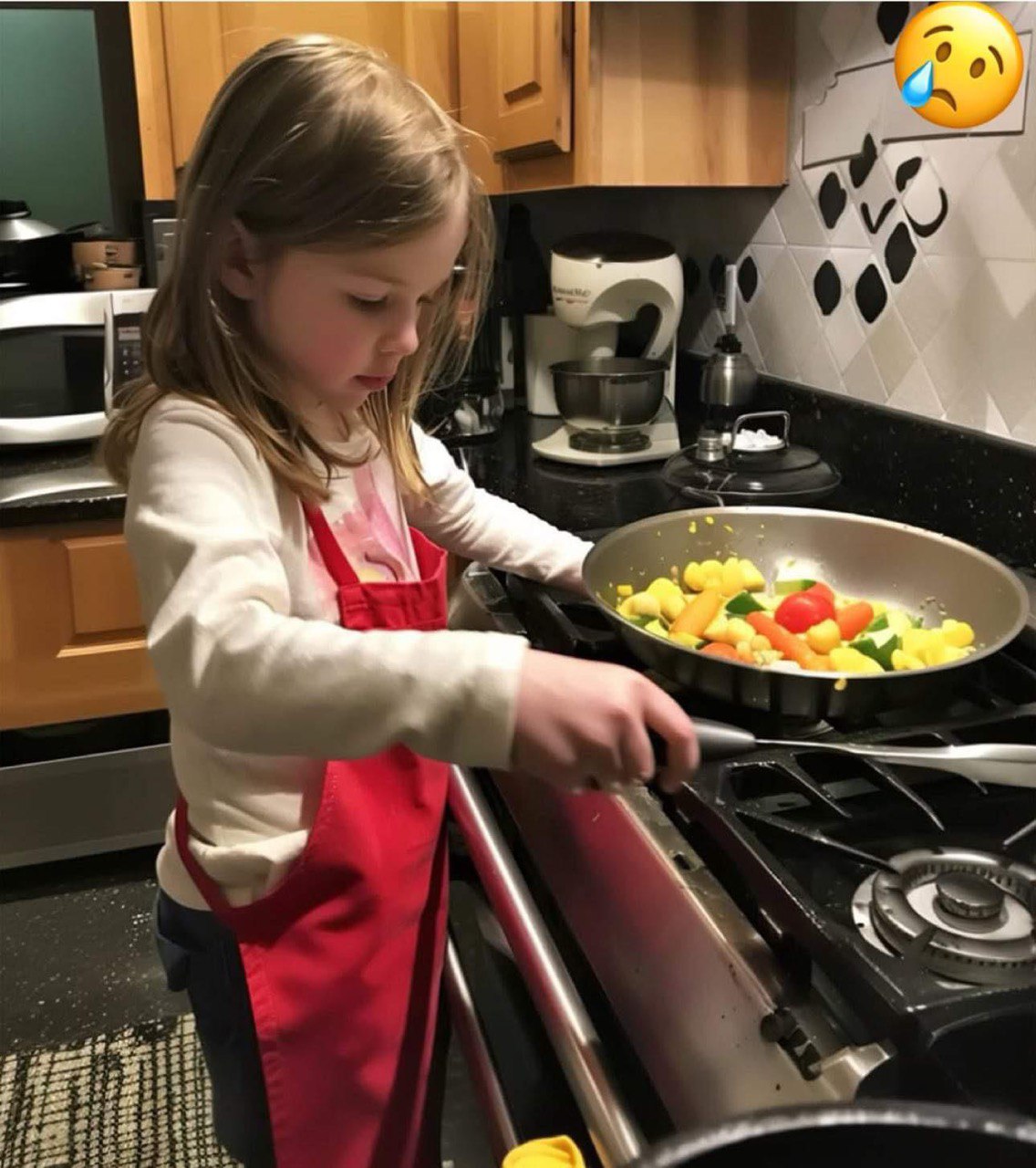 The reason why the 7-year-old daughter of my fiance cooks and does all the chores daily left me speechless