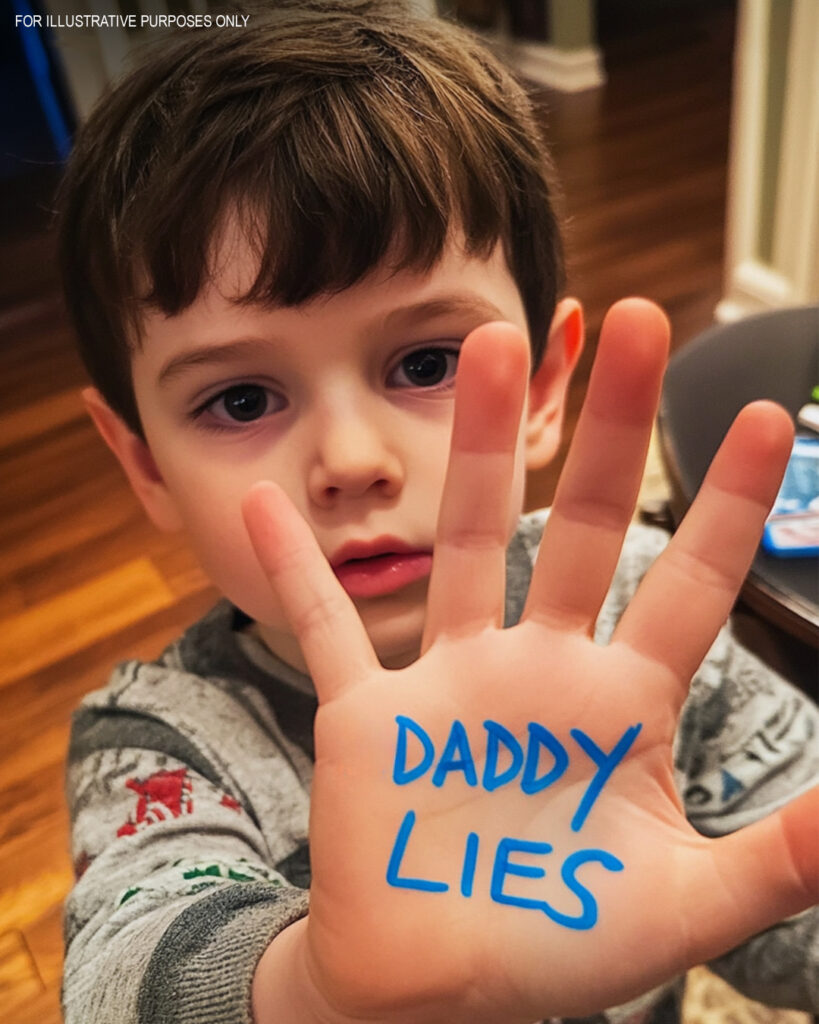 My Nonverbal Son Warned Me about My Husband’s Secret by Writing ‘Dad Lies!’ on His Palm