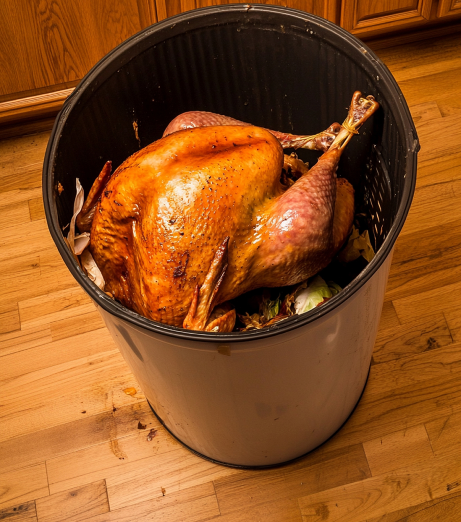 My Husband Grabbed the Thanksgiving Turkey and Threw It in the Trash – When He Explained Why, Everyone Was Shocked