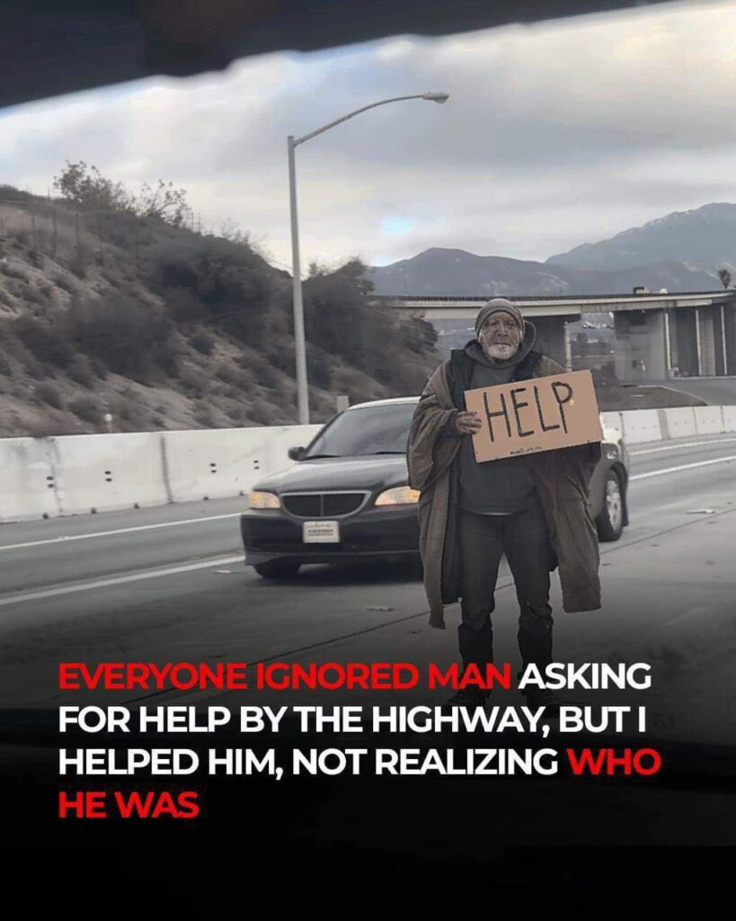 No one came to assist the elderly man stranded by the highway, and it took me some time to grasp the reason – STORY OF THE DAY