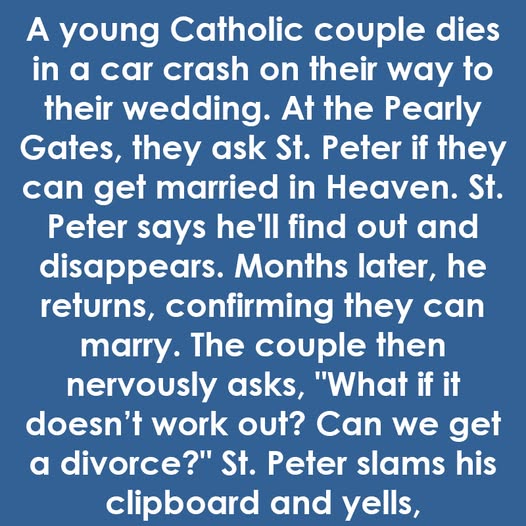 St. Peter’s Answer Will Leave You Crying With Laughter!