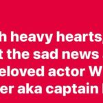 Sad news about the beloved actor William Shatner