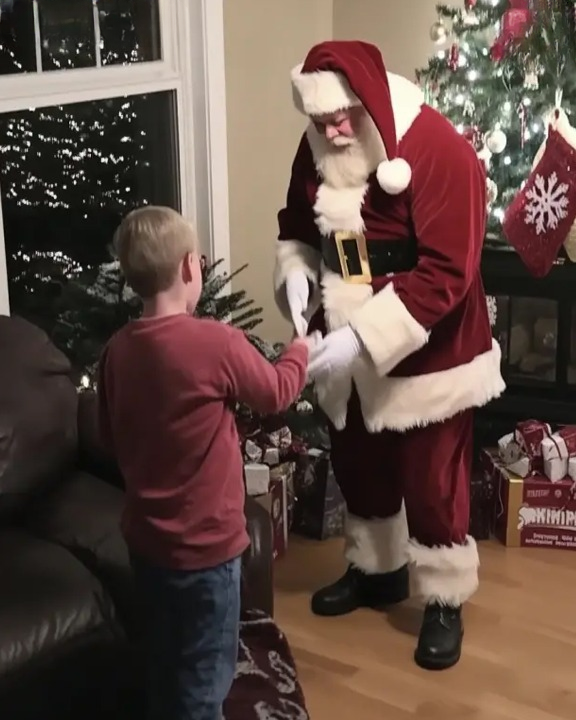 I Hired a Santa Claus to Wish My Son Merry Christmas, Only to Discover He Had the Same Birthmark as My Son!