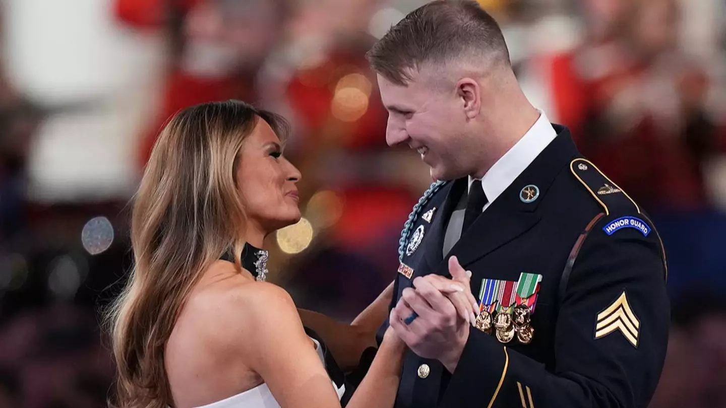 Army Sergeant Who Danced with Melania Trump at Inaugural Ball Shares What She Whispered to Him