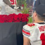 WATCH: Will Howard Praises Lord and Savior Jesus After Rose Bowl Victory, Then Faces “Physical Block” from Stage Access