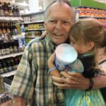 A woman and Old Gentleman at the store