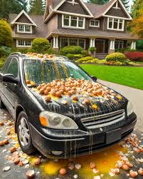 My Neighbor Egged My Car, Claiming It Was ‘Ruining the View’ of His Halloween Decorations